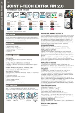Mortier de joint coloré de 1 à 10 mm | JOINT i-TECH EXTRA FIN 2.0 