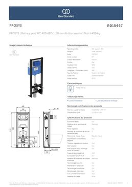 Bâti support autoportant mécanique | ProSys R015467