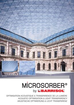 Solutions acoustiques pour parois vitrées | Microsorber