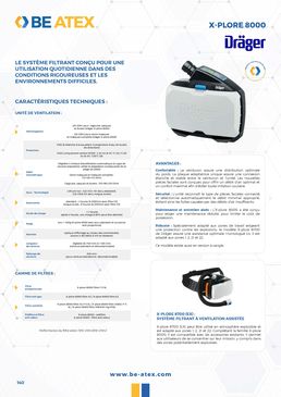 Appareil respiratoire à ventilation assistée | X-PLORE 8000