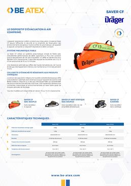 Appareil respiratoire d'évacuation | SAVER CF