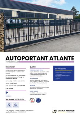 Portail autoportant thermolaqué | Atlante