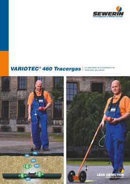 Détecteur de fuite d'eau sur conduites enterrées | Variotec 460 Tracergas