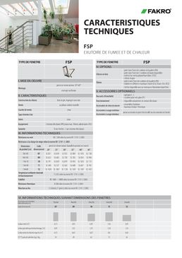 Exutoire électrique de fumée et de chaleur | FSP