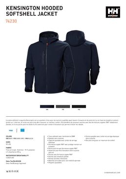 Veste à capuche ajustable | KENSINGTON HOODED SOFTSHELL JACKET